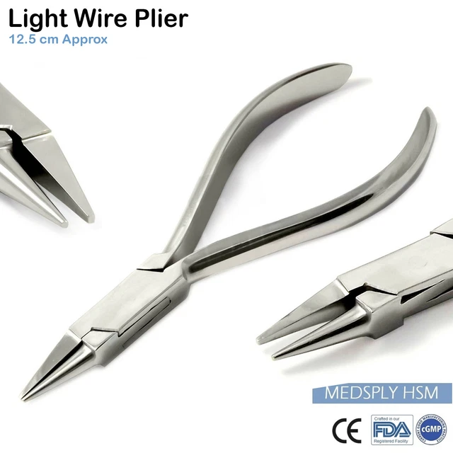 Dental Light Wire Pliers Wire Bending Dental Laboratory Tooth Braces Instruments
