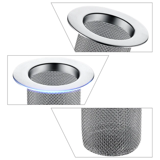Set di 2 filtri per lavello da cucina, in silicone flessibile con buona presa, catturano i residui di cibo e prevengono gli intasamenti. | Leroy Merlin