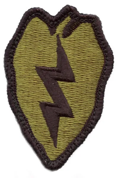 US Army 25th Infantry Division OCP Hook Back Military Patch