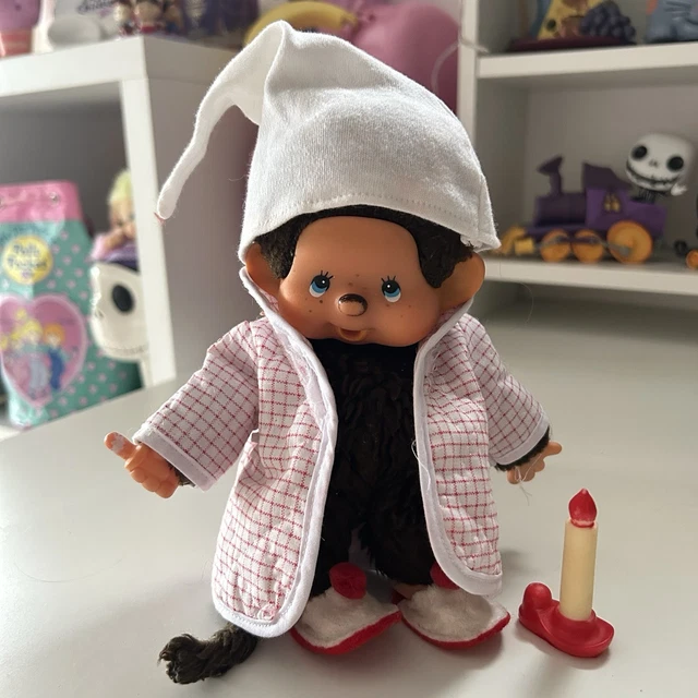 Peluche Singe Kiki Par Ajena - Mamie Vintage - Fabrication Française - Collection