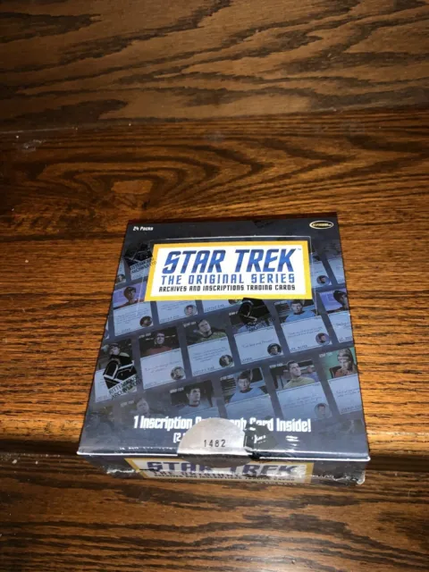 2020 Rittenhouse Star Trek TOS Archives & Inscriptions Trading Card HOBBY Box
