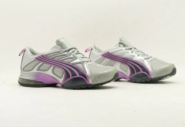Baskets PUMA D'Occassion Pointure : (Cod.SS3061) en Cuir et Toile Gris Femme
