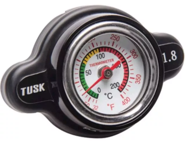 Tusk High Pressure Radiator Cap Temp Gauge 1.8 Bar Yamaha Banshee 350 1987–2006