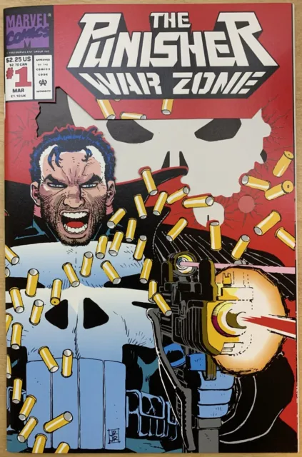 Marvel Comics: Punisher: War Zone (1992) 1st issue (Die-Cut Wraparound Cover)