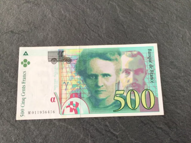 Beau Billet 500 Francs 1994 Pierre Et Marie Curie