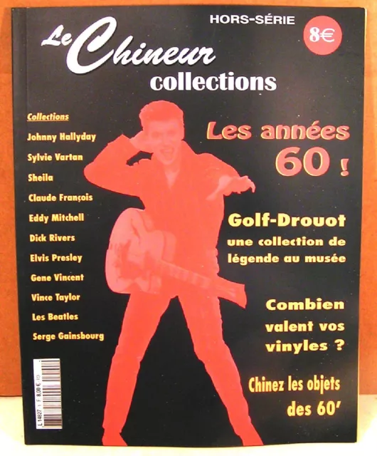 magazine musique le chineur collections les années 60-Hallyday-Vartan-Presley...