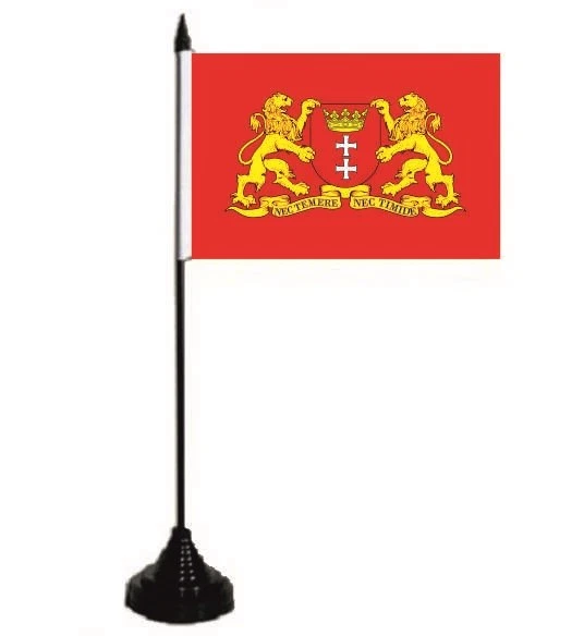 AZ FLAG - Tischflagge Nigeria - 15x10 Cm Goldene Sp Produktbild-Vorschau 2