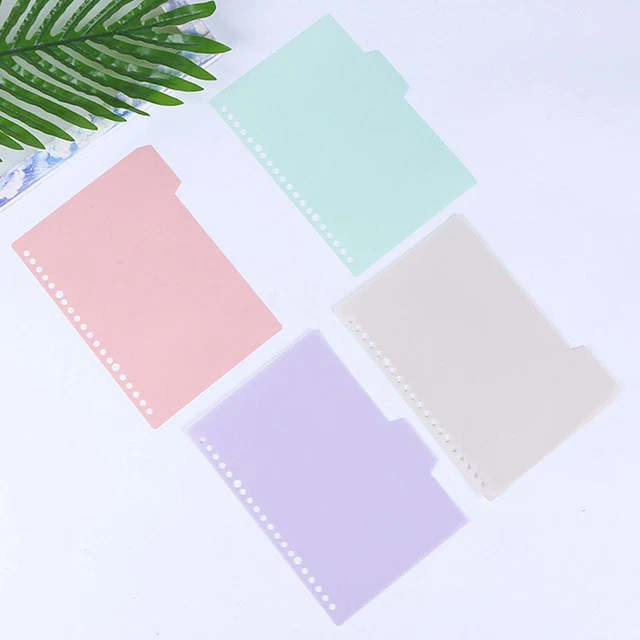 Notebook 4-color Plastic Pp Classification Page S2S8