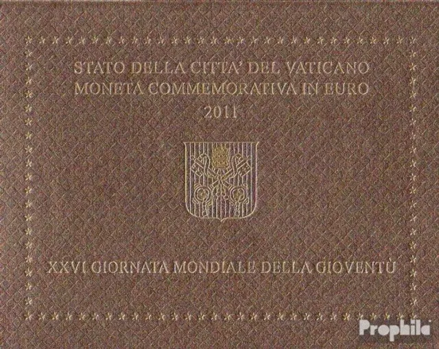 Vatikanstaat 2011 Stgl./unzirkuliert Stgl./unzirkuliert 2011 2 Euro Weltjugendta