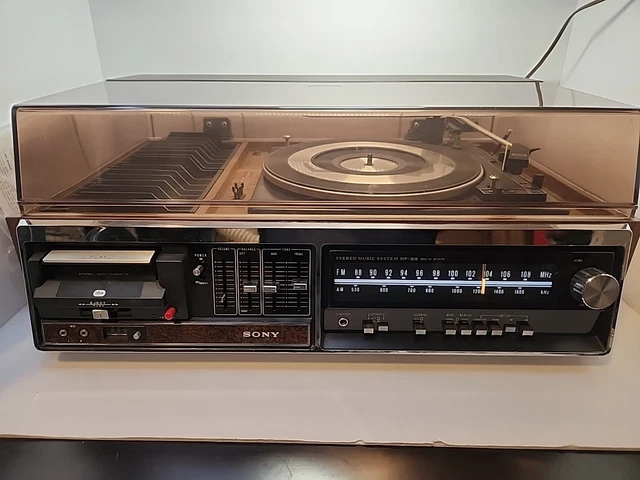 VINTAGE SONY STEREO Music System HP-319 Solid State Radio