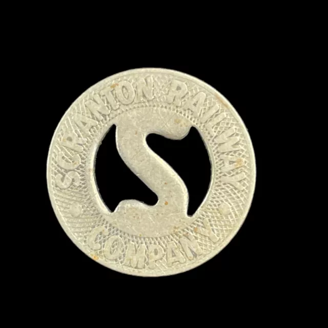 VINTAGE Scranton Railway Company Token - Scranton PA Pennsylvania