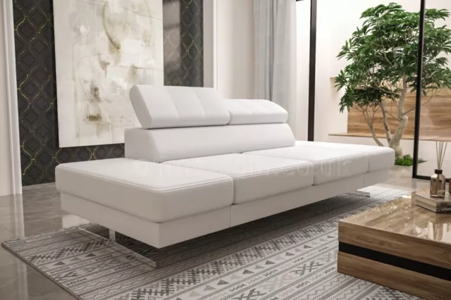 Sofa EUFORIA  -  250 cm - Fabric Velvet    Faux Leather  or Fabric !!!