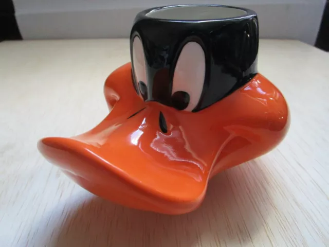 Looney Tunes Daffy Duck Coffee Mug 3D Ceramic Cup Warner Bros Six Flags