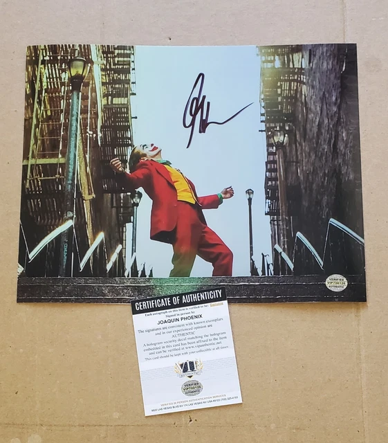$1 AUCTIONS! SUMMER SALE No Reserve JOKER JOAQUIN PHOENIX Signed Photo 8x10 COA