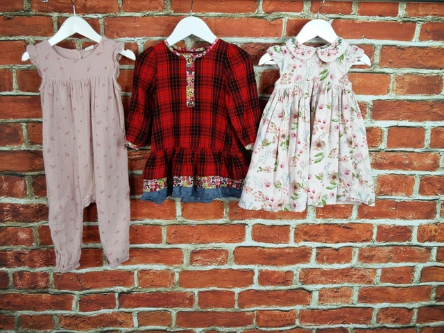 Baby Girl Bundle Age 12-18 Months M&S H&M Next Dress Romper Play Jumpsuit 86Cm