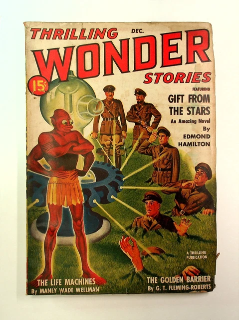 Thrilling Wonder Stories Pulp Dec 1940 Vol. 18 #3 GD