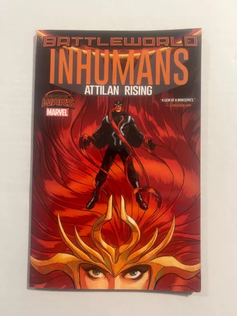 Inhumans: Attilan Rising Tpb 1St Print Collects Issues 1-5 Battleworld 2016
