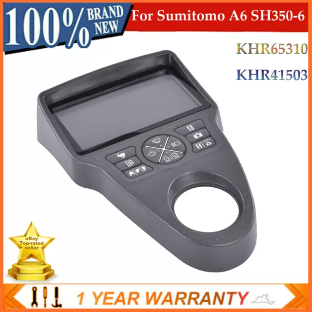 Monitor Cluster Gauge Panel KHR41503 For Sumitomo A6 SH200-6 SH350-6 Excavator