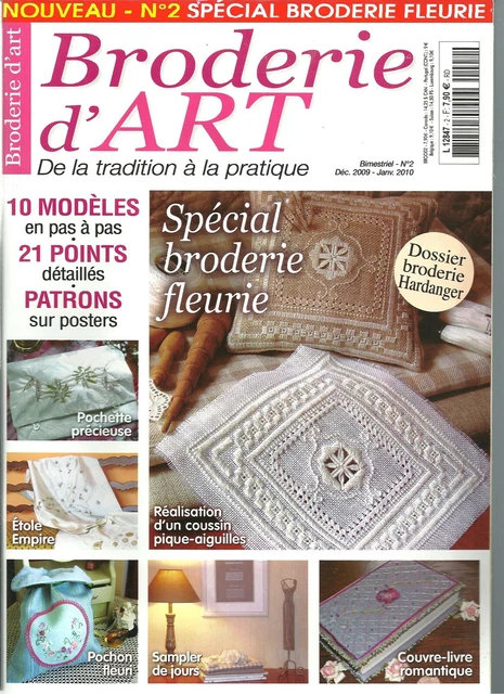 Broderie d'art Nr.2 Sticken der gehobenen Klasse gute Anleitungen in Französisch