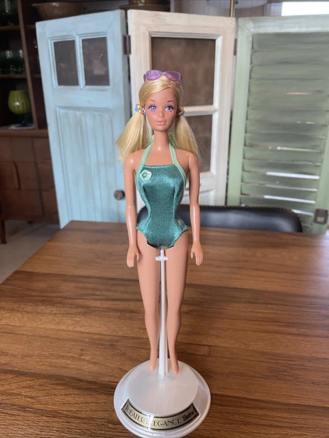 1981 SUNSATIONAL MALIBU PJ Doll Barbie Steffie Face Green
