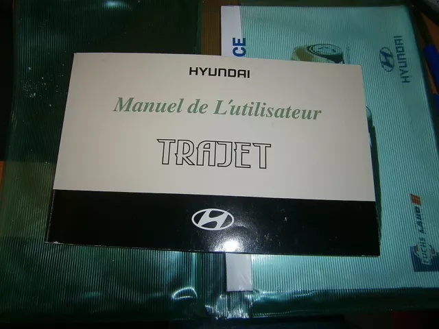 Hyundai TRAJET 2003-2004 : notice d'utilisation et d'entretien - pochette