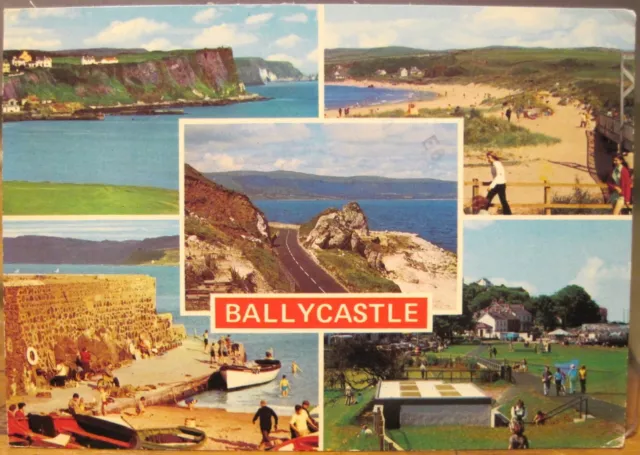 Irish PC BALLYCASTLE Multiview Antrim Northern Ireland Troubles 1985 Bamforth