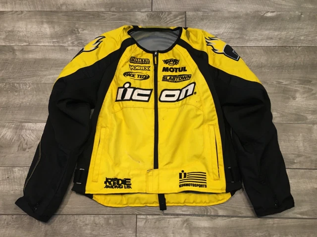 Icon Team Merc Stage 3 Armor Textile Motorcycle Jacket 海外 即決-