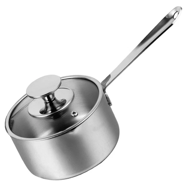 Casseruola In Acciaio Inox Per Latte 18-8 | Pentolino 0,8 Litri (800 Ml) Per Induzione E Forno | Antiaderente, Lavabile In Lavastoviglie, Prodotto In Giappone - 5