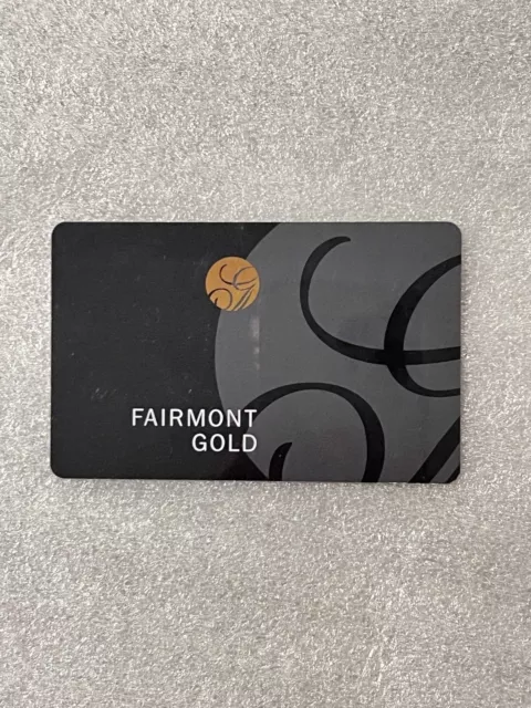 Singapore 🇸🇬 Fairmont Hotel HOTEL ROOM KEY CARD Gold Member GoodCondition. 2