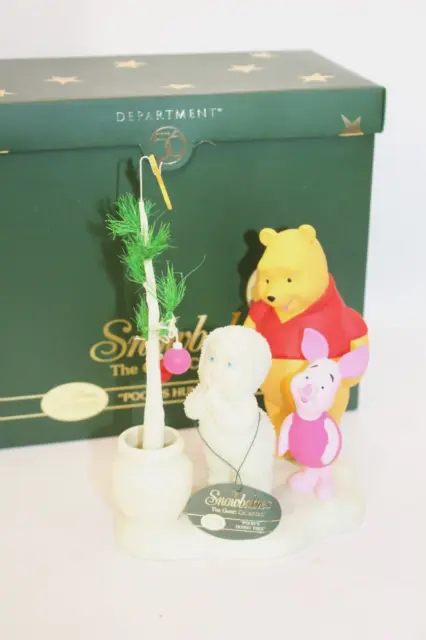 Dept 56 Snowbabies Disney Winnie Pooh’s Hunny Tree, Guest Collection NEW 2004