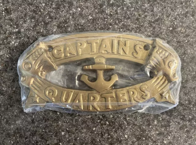 Nautical Door Signs - Solid Brass - Poop Deck, Head, Rum Locker, Captains  Bar