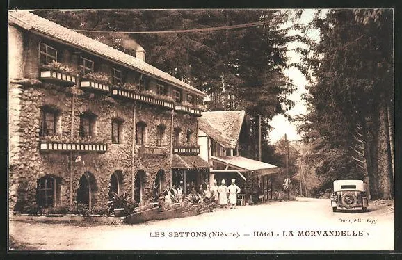 CPA Les Settons, Hotel La Morvandelle