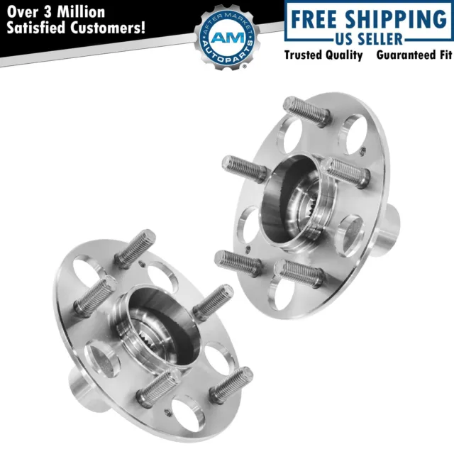 Rear Wheel Hubs Left LH & Right RH Pair Set NEW for 02-04 Honda CRV CR-V