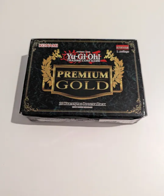 Yu-Gi-Oh  1. Auflage - Premium Gold 1 Box - 10 Cards Booster Pack - Deutsch - 