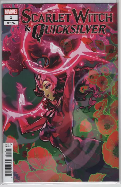 Scarlet Witch & Quicksilver (2024) #1 Rose Besch Variant Cover