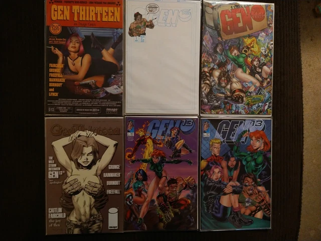 Gen13 61 Lot -Image Comics J. Scott Campbell (Great Condition) Jim Lee Signature