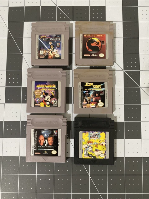 Gameboy Games Lot (6) Mortal Kombat, Star Trek, Return Of The Jedi & More. Gameboy Games Lot (6) Mortal Kombat, Star Trek, Return Of The Jedi & More.