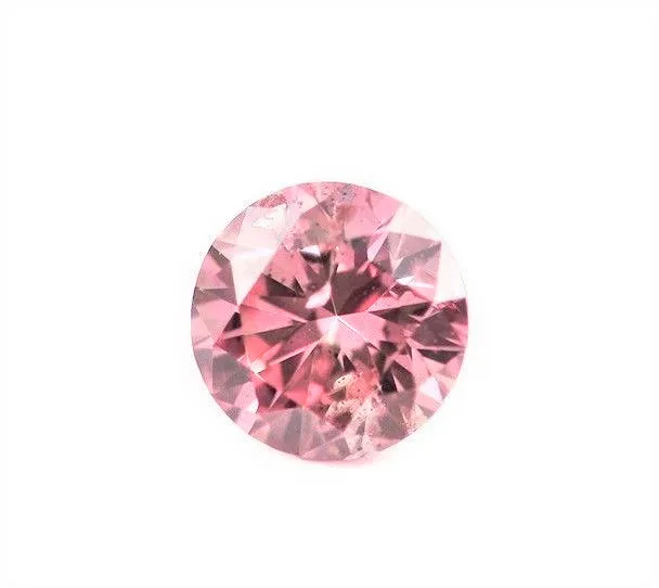 0.16ct Natural Loose Fancy Purple Pink Diamond GIA Round From Argyle Mine