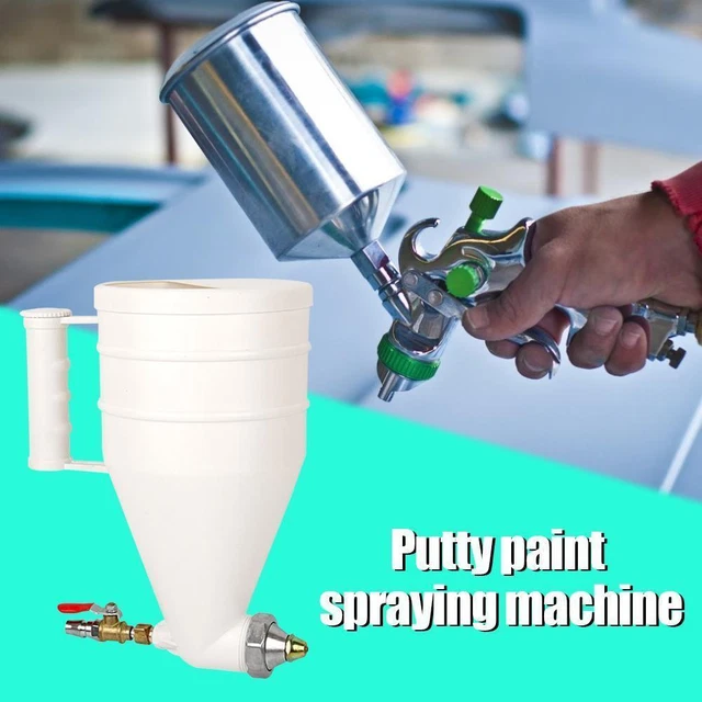 FR PLASTIC LATEX Paint Sprayer Exterior Wall Building Real Stone Paint