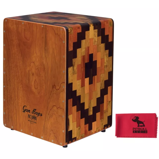 Gon Bops AACJSE Alex Acuna Signature Special Edition Cajon w/ Gig Bag & Cloth
