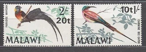 Malawi - Post Yvert 132/3 MNH Fauna Vogel