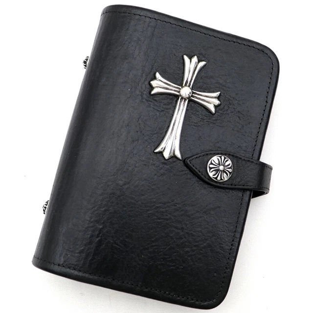 小物 CHROME HEARTS agenda [big cross] Chrome Hearts - クロムハーツ AGENDA ラージCHクロス付きレザー