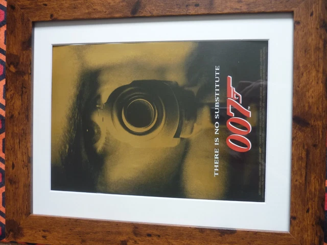 007 James bond poster official reproduction 14x11 GOLDENEYE US ADVANCE