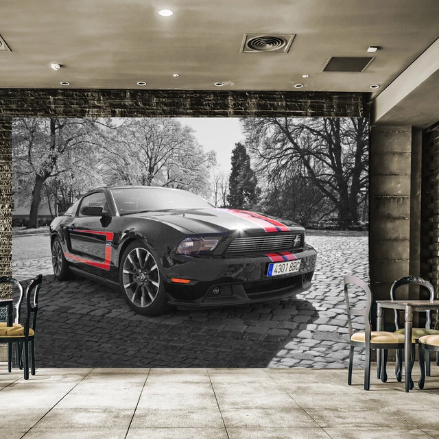 Papier Peint Voiture Vintage Mustang