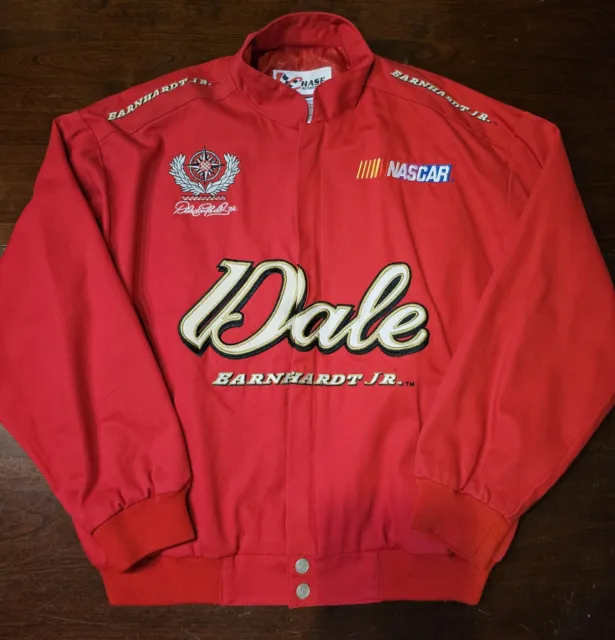 Chase Authentics Vintage Dale Earnhardt Jr Childrens Size XL Nascar Jacket NICE!