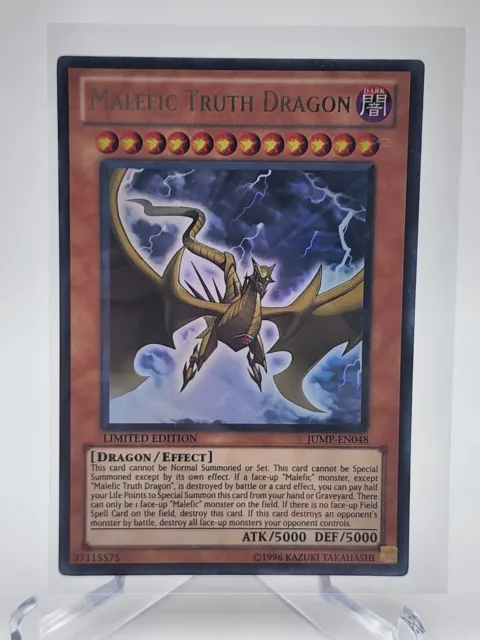 Malefic Truth Dragon Ultra Rare Mint JUMP-EN048 Limited Edition
