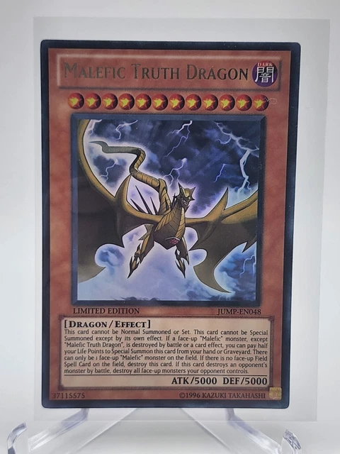 Malefic Truth Dragon Ultra Rare Mint JUMP-EN048 Limited Edition
