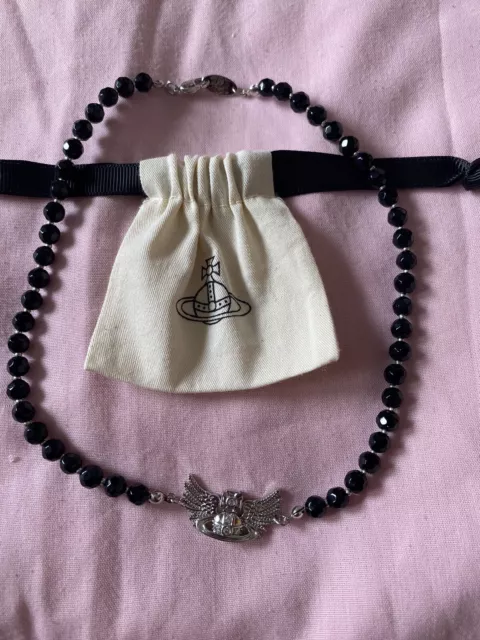 Vivienne westwood winged orb necklace deals