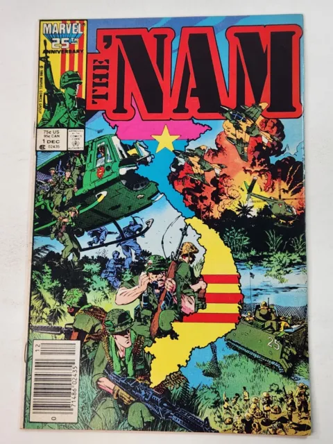 The 'Nam 1 NEWSSTAND Marvel Comics Copper Age 1986