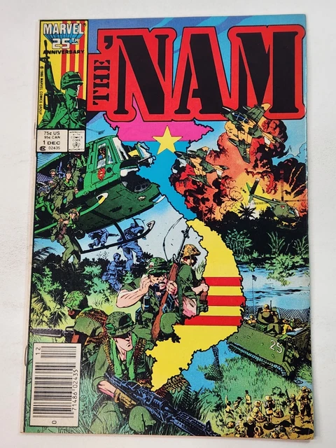 The 'Nam 1 NEWSSTAND Marvel Comics Copper Age 1986